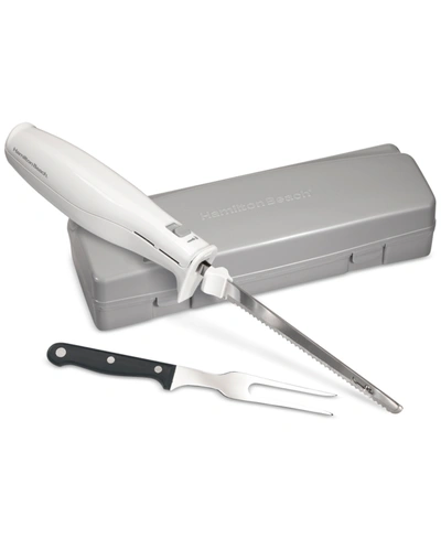 Shop Hamilton Beach Electric Knife In Gray