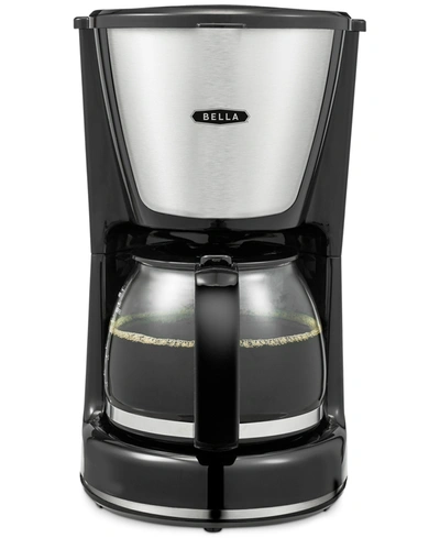 Shop Bella 5-cup Drip Coffeemaker In Black And Stainless Steel