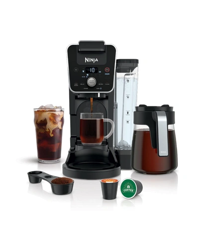 Shop Ninja Cfp201 Dualbrew Coffee Maker, Single-serve, Compatible With K-cup Pods, And Drip Coffee Maker In Black