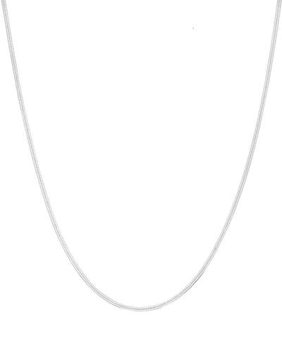 Shop Giani Bernini 20" Herringbone Chain In 18k Gold Over Sterling Silver Necklace And Sterling Silver