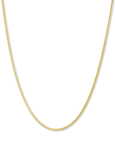 Shop Giani Bernini 20" Herringbone Chain In 18k Gold Over Sterling Silver Necklace And Sterling Silver In Gold Over Silver
