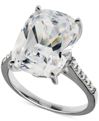 Shop Arabella Cubic Zirconia Oval Ring In Sterling Silver (15-5/8 Ct. T.w.)