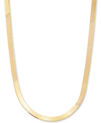 Giani Bernini Herringbone Chain Necklace 18 20 In 18k Gold Over Silver Sterling Silver In Gold Over Silver