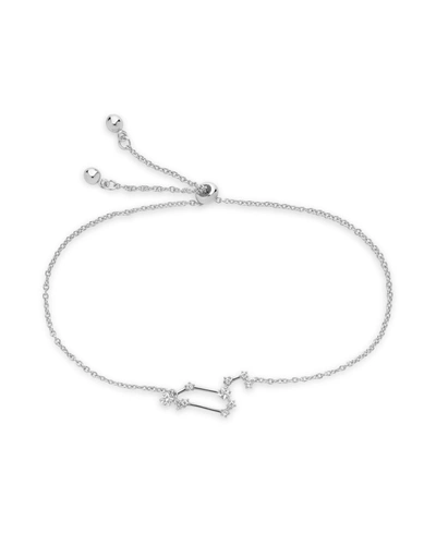 Shop Sterling Forever Women's Leo Constellation Bracelet In Silver