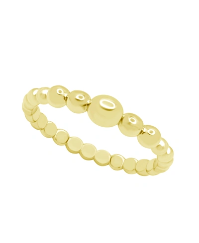 Essentials And Now This Graduated Ball Ring In Gold Plated In Gold