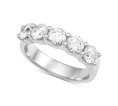 Shop Grown With Love Igi Certified Lab Grown Diamond Anniversary Band (2 Ct. T.w.) In 14k White Or Yellow Gold In White Gold