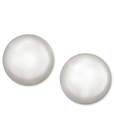 Belle De Mer Pearl Earrings, 14k Gold Cultured Freshwater Pearl Stud Earrings (5-1/2mm) In No Color