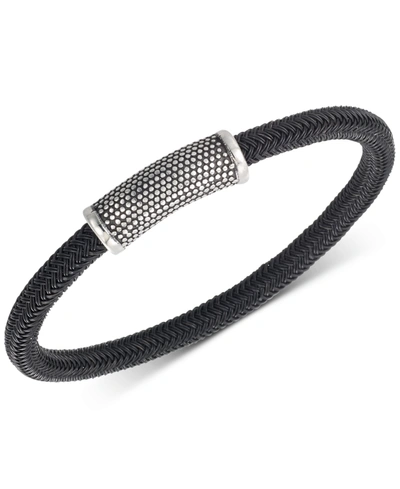 Shop Legacy For Men By Simone I. Smith Bar Bracelet In Stainless Steel