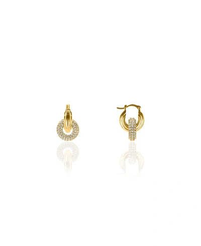 Shop Oma The Label Evbu Earrings In Gold Tone