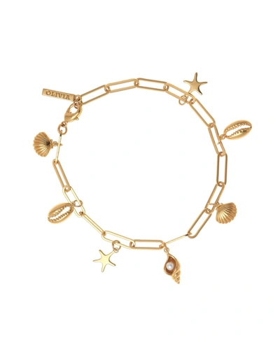 Shop Olivia Burton Women's Under The Sea Bracelet In Gold-plated