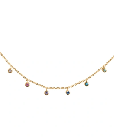 Shop Olivia Burton Women's Rainbow Gold-tone Necklace