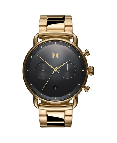 Shop Mvmt Men's Blacktop Gold-tone Bracelet Watch, 47mm