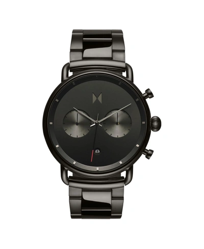 Shop Mvmt Men's Blacktop Black Stainless Steel Bracelet Watch, 47mm