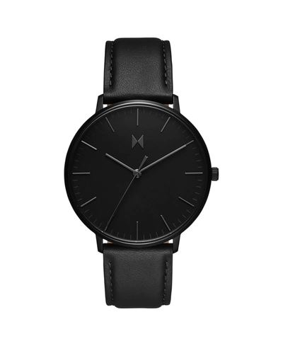 Shop Mvmt Men's Legacy Black Leather Strap Watch, 42mm