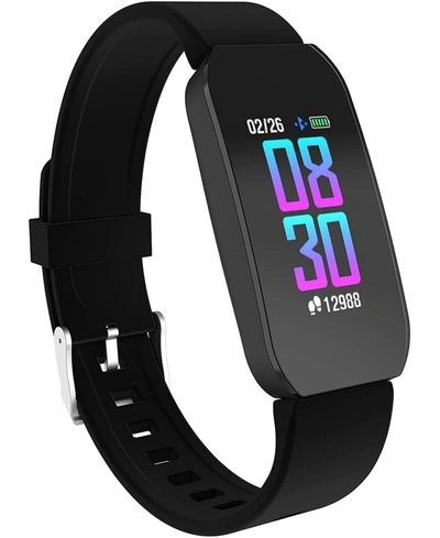 Shop Itouch Unisex Black Silicone Strap Active Smartwatch 44mm