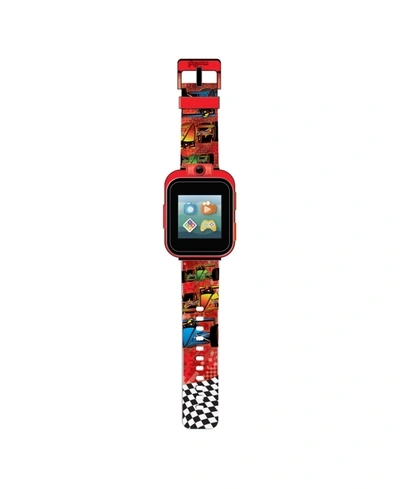 Shop Playzoom 2 Kids Black Silicone Strap Smartwatch 42mm In Red Multi