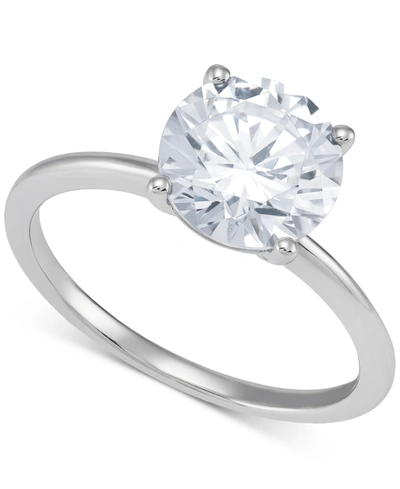 Shop Grown With Love Igi Certified Lab Grown Diamond Solitaire Engagement Ring (2 Ct. T.w.) In 14k White Gold