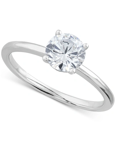 Shop Grown With Love Igi Certified Lab Grown Diamond Engagement Ring (1 Ct. T.w.) In 14k White Gold Or 14k Gold & White G