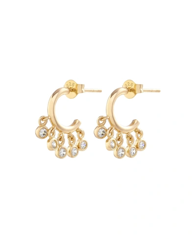 Shop Olivia Burton Women's Timeless Classics Shaker Hoops Earrings In Gold-tone