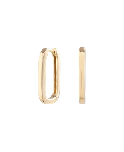 Shop Olivia Burton Women's Timeless Classics Oval Hoops Earrings In Gold-tone