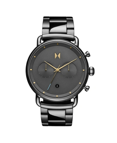Shop Mvmt Men's Blacktop Grey Stainless Steel Bracelet Watch 47mm