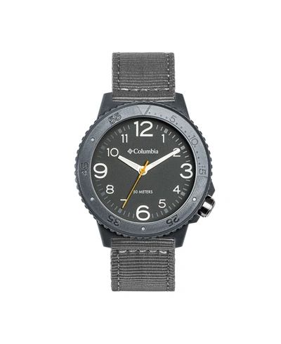 Shop Columbia Unisex Cross Trails Analog Gray Nylon Strap Watch, 44mm