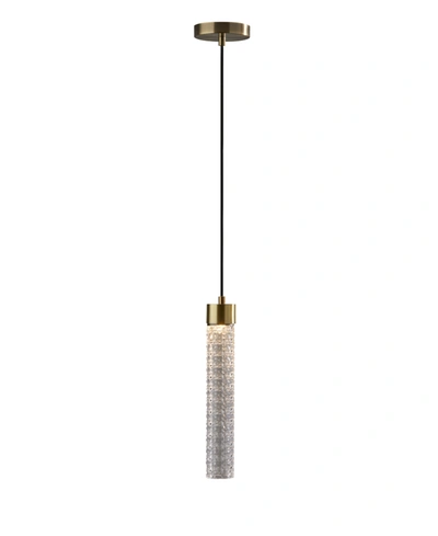 Shop Adesso Harriet Led Pendant In Brass