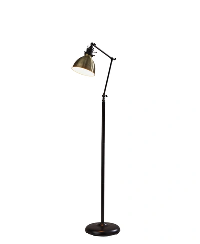 Shop Adesso Alden Floor Lamp In Bronze