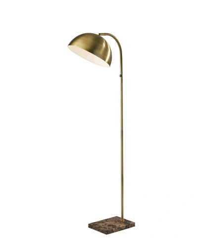 Shop Adesso Paxton Floor Lamp In Brass