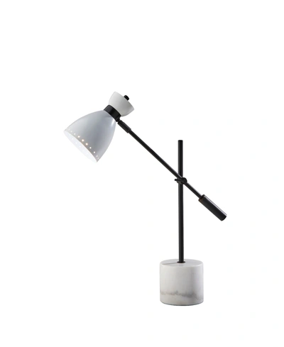 Shop Adesso Sadie Desk Lamp In Black White