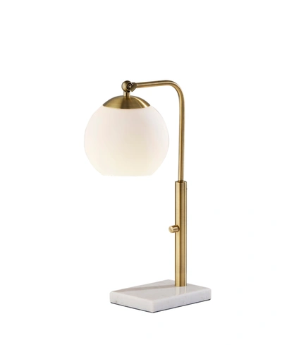 Shop Adesso Remi Desk Lamp In Brass