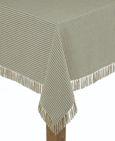 Shop Lintex Homespun Sage 100% Cotton Tablecloth 60"x102"