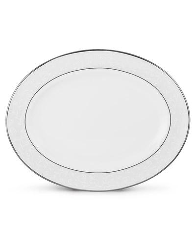 Lenox Opal Innocence 13" Oval Serving Platter, White