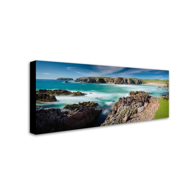 Shop Trademark Global Michael Blanchette Photography 'coast Of Lewis' Canvas Art, 10" X 24"