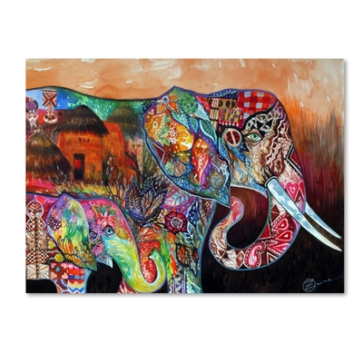 Shop Trademark Global Oxana Ziaka 'africa' Canvas Art In Multi