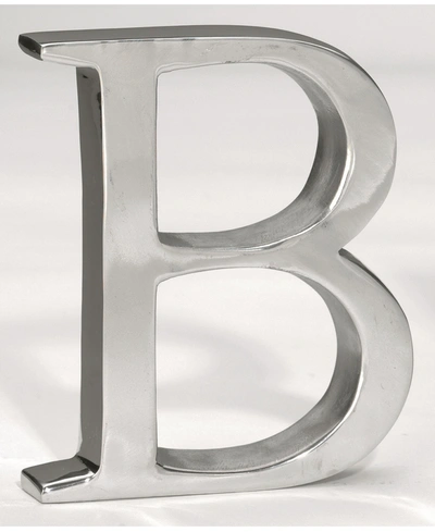 Shop St. Croix Kindwer 6" Aluminum Letter B In Silver