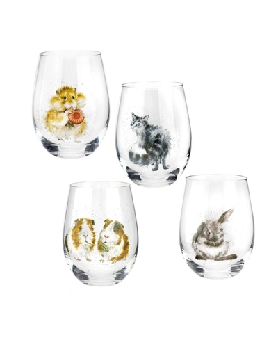 Wrendale Designs Royal Worcester  Tumbler Glasses - Set Of 4 In No Color
