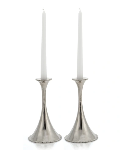 Michael Aram Set Of 2 Molten Candlestick Holders