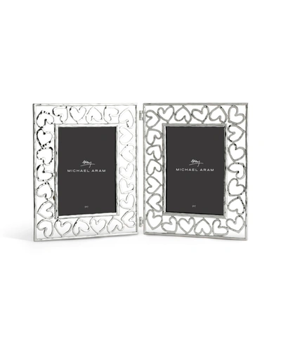 Shop Michael Aram Double Heart Frame 5x7