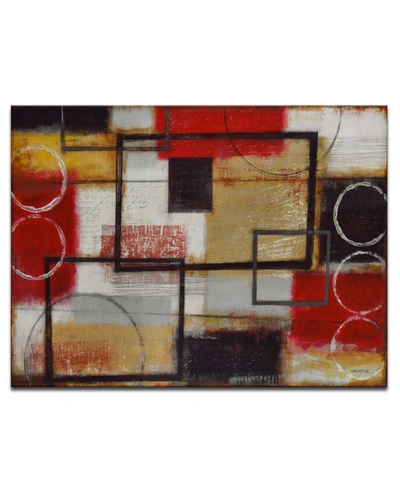 Ready2hangart Excite Red Abstract Canvas Wall Art, 30x40" In Multi
