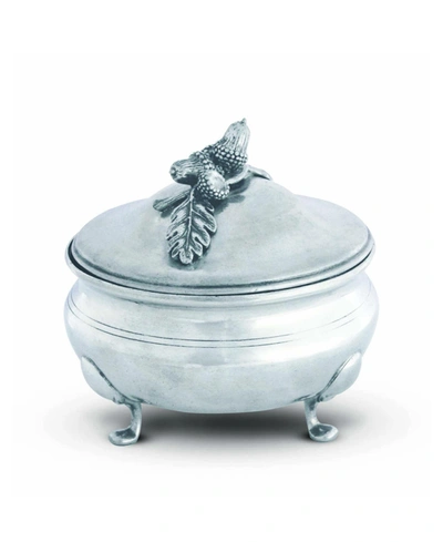 Vagabond House Pewter Acorn Sauce Bowl In Pewter