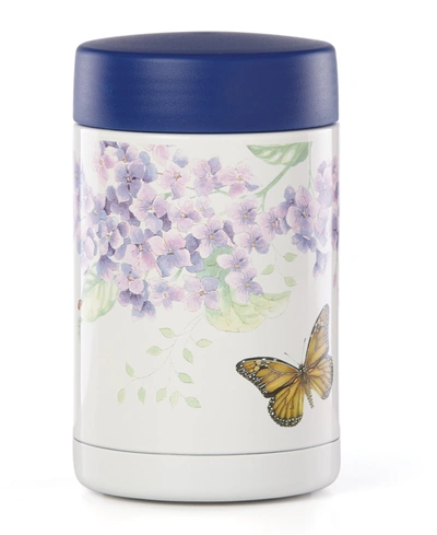 Shop Lenox Butterfly Meadow Kitchen Large Insulated Food Container, Created For Macy's In White Body W/pastel Floral And Botanical
