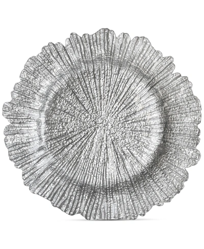 Shop American Atelier Jay Import  Glass Silver-tone Reef Charger Plate