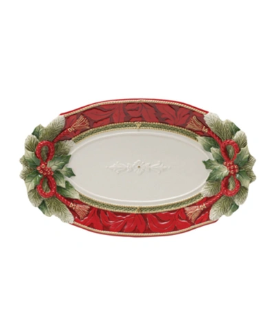Shop Fitz And Floyd Holiday Home Large Platter, 17" In Assorted