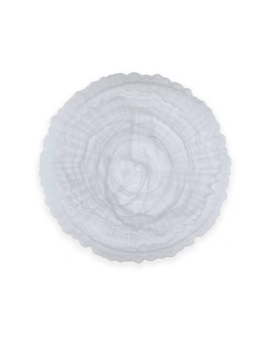 Tableau Salad Plates, Set Of 4 In White