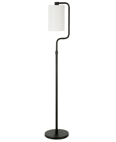 Shop Hudson & Canal Rotolo Floor Lamp In Blackened Bronze