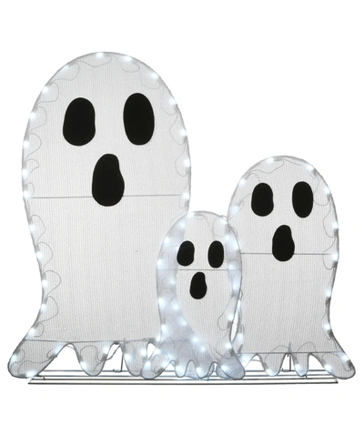 Shop National Tree Company 36" Pre-lit Ghost Trio In White
