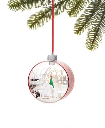 Shop Holiday Lane New York Led Believe Ornament, Created For Macy's