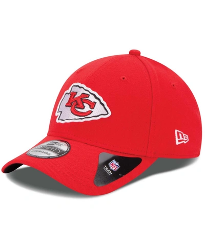 Shop New Era Kansas City Chiefs 39thirty Team Classic Flex Cap In Red