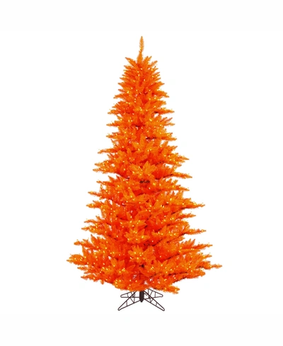 Vickerman 3' Orange Fir Artificial Christmas Tree